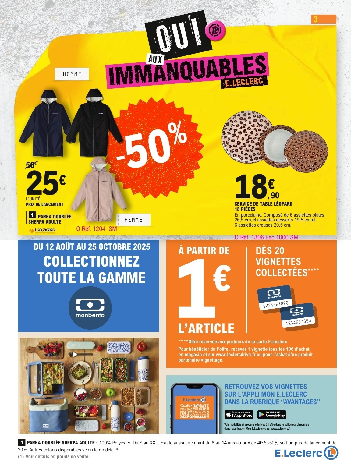 e-leclerc - Catalogue E.Leclerc valable du 16/09 au 27/09 - page: 3