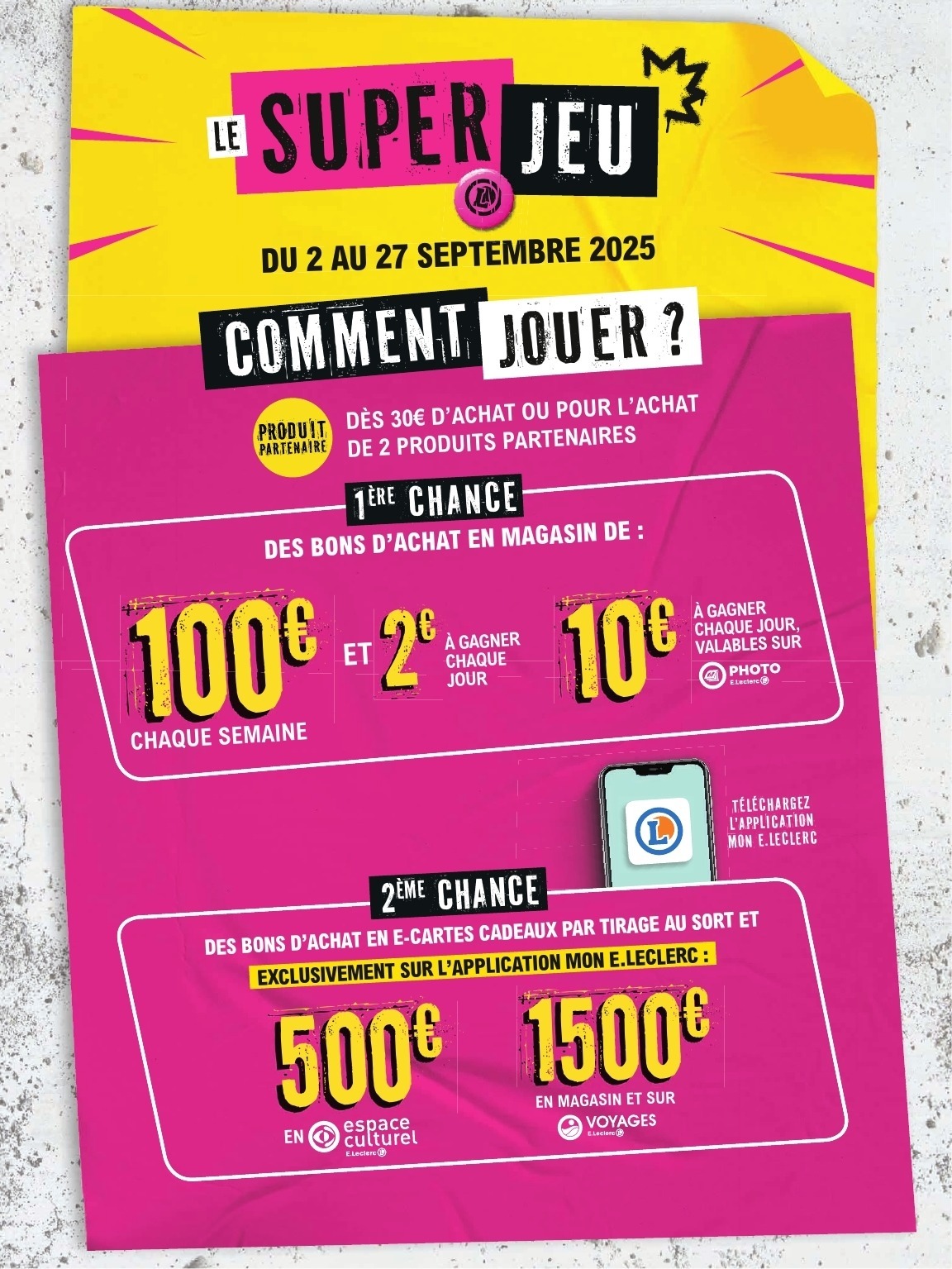 e-leclerc - Catalogue E.Leclerc valable du 16/09 au 27/09 - page: 4