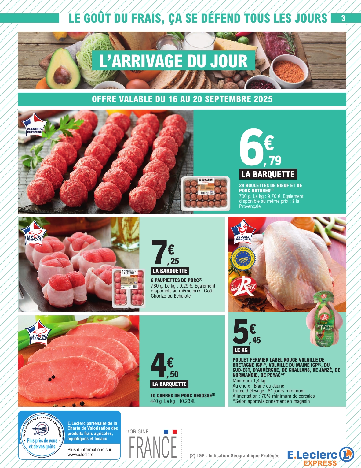 e-leclerc - Catalogue E.Leclerc - Express valable du 16/09 au 27/09 - page: 3