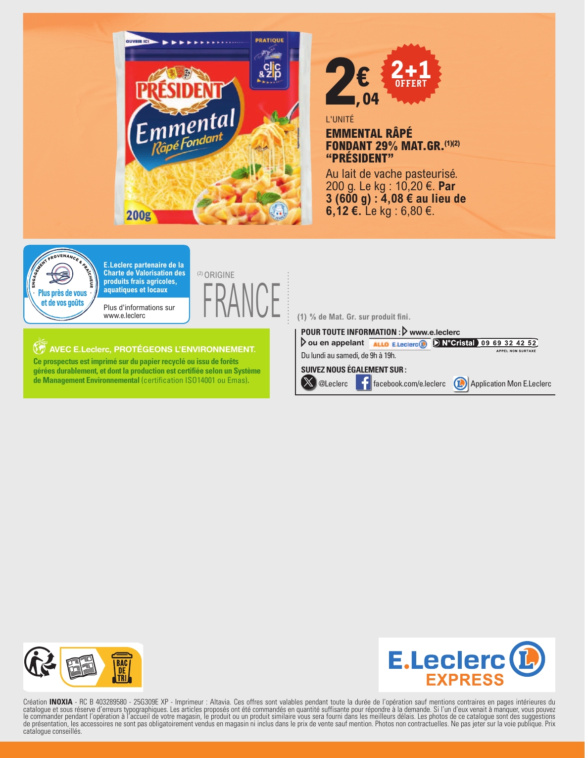 e-leclerc - Catalogue E.Leclerc - Express valable du 16/09 au 27/09 - page: 16