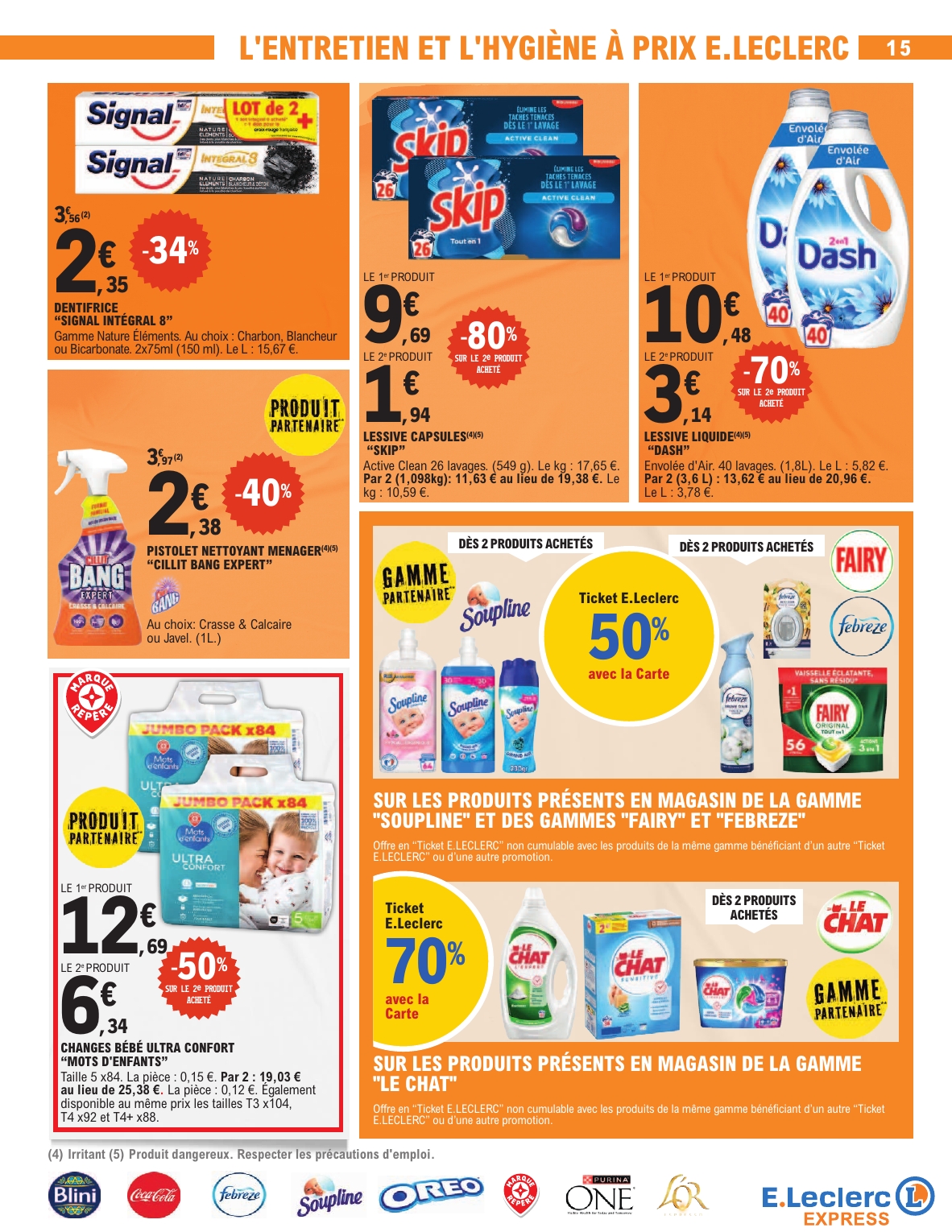 e-leclerc - Catalogue E.Leclerc - Express valable du 16/09 au 27/09 - page: 15