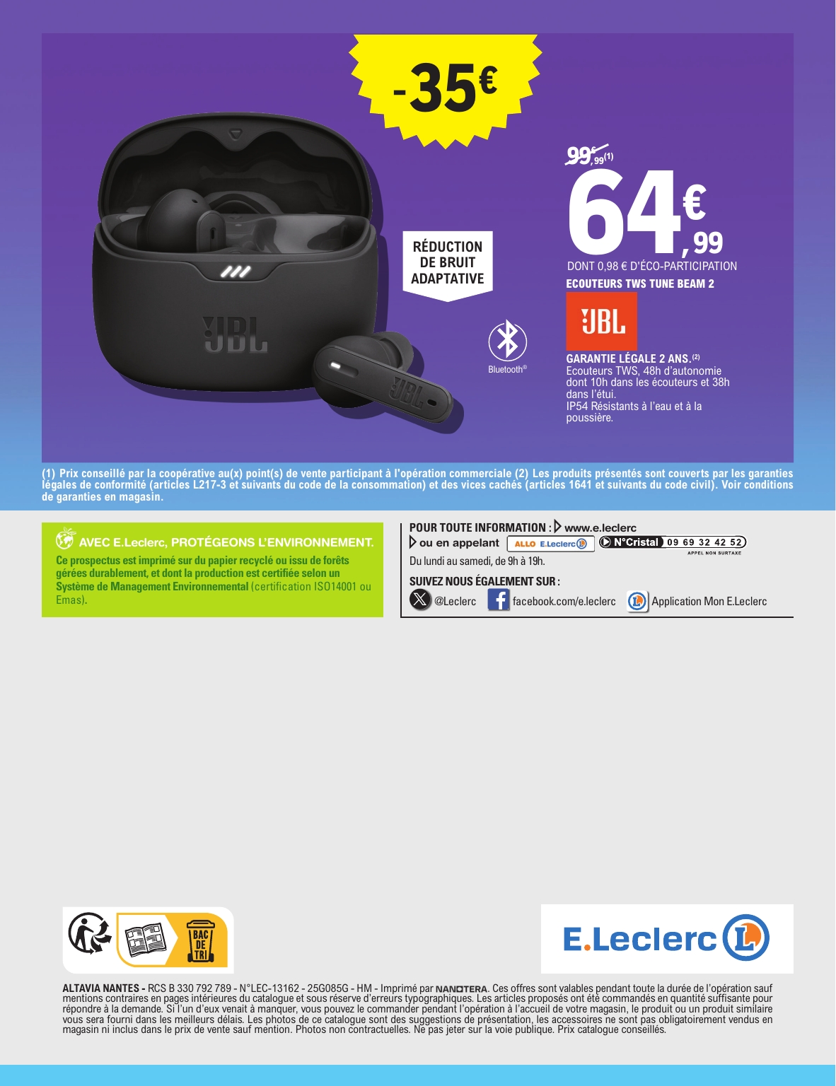 e-leclerc - Catalogue E.Leclerc - Spécial High Tech valable du 16/09 au 27/09 - page: 16