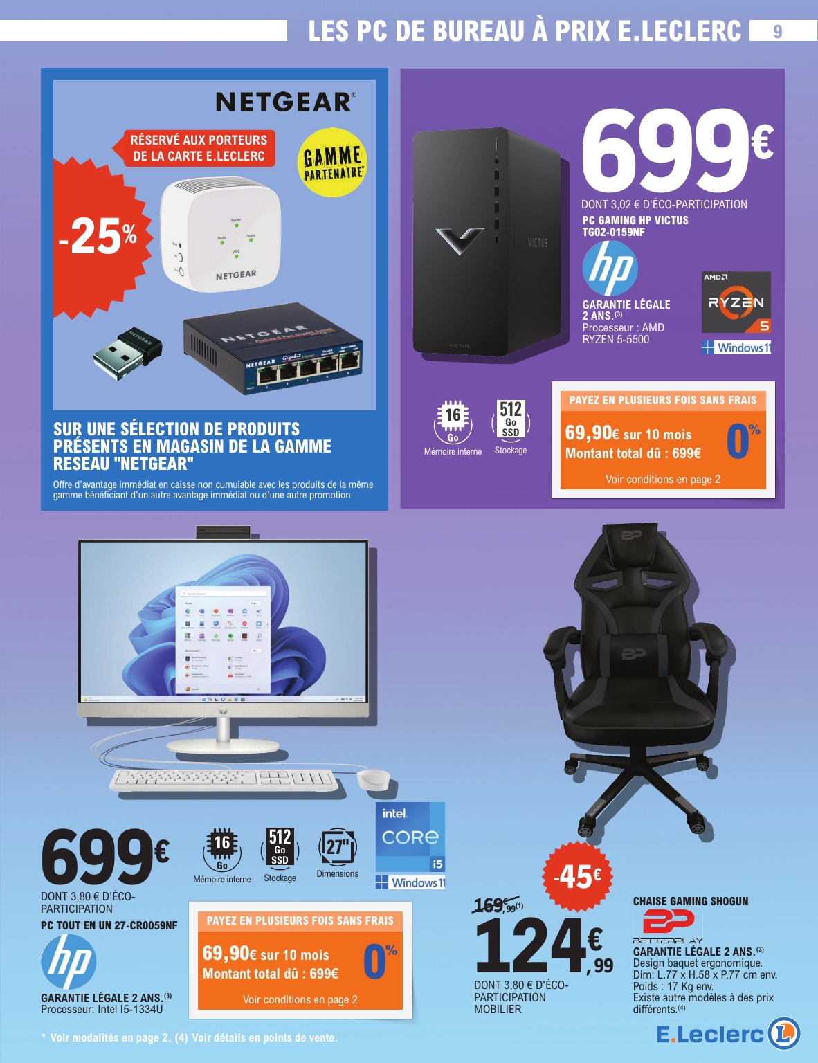 e-leclerc - Catalogue E.Leclerc - Spécial High Tech valable du 16/09 au 27/09 - page: 9
