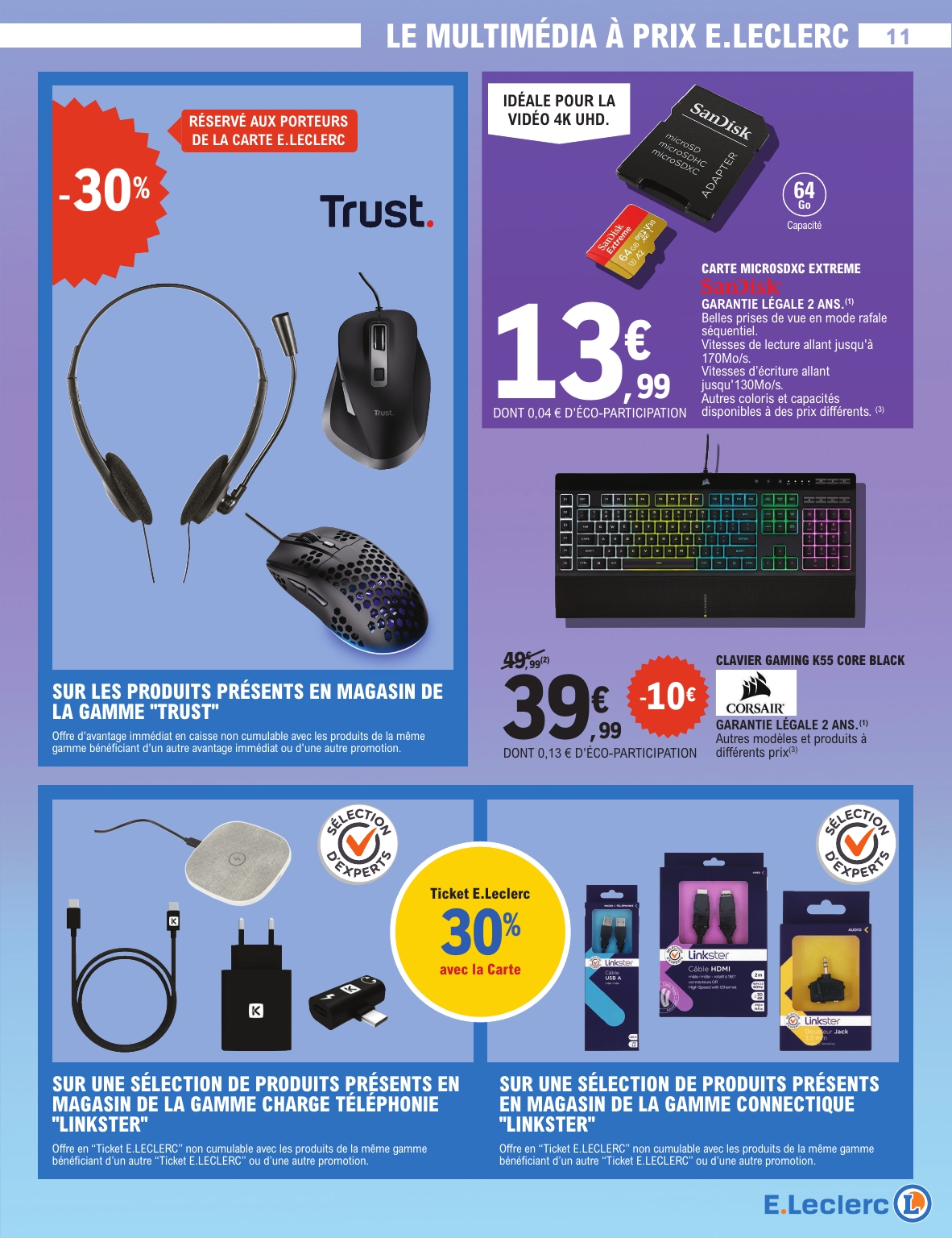 e-leclerc - Catalogue E.Leclerc - Spécial High Tech valable du 16/09 au 27/09 - page: 11