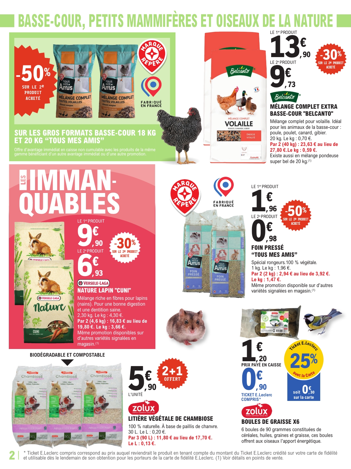 e-leclerc - Catalogue E.Leclerc - Animalerie valable du 16/09 au 27/09 - page: 2