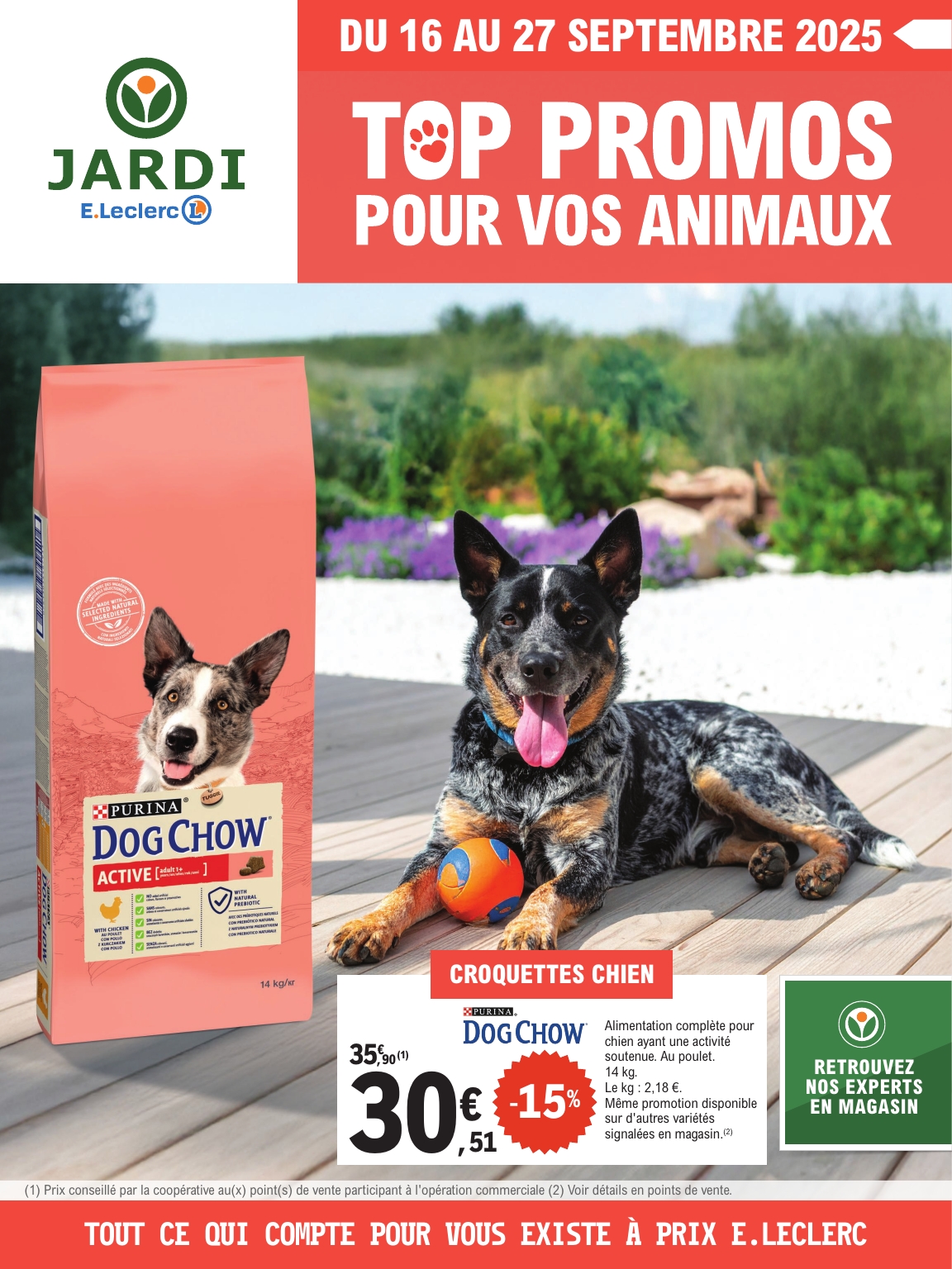 e-leclerc - Catalogue E.Leclerc - Animalerie valable du 16/09 au 27/09