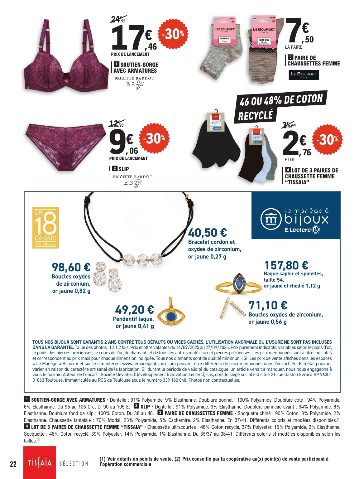 e-leclerc - Catalogue E.Leclerc - Jeans valable du 16/09 au 27/09 - page: 22
