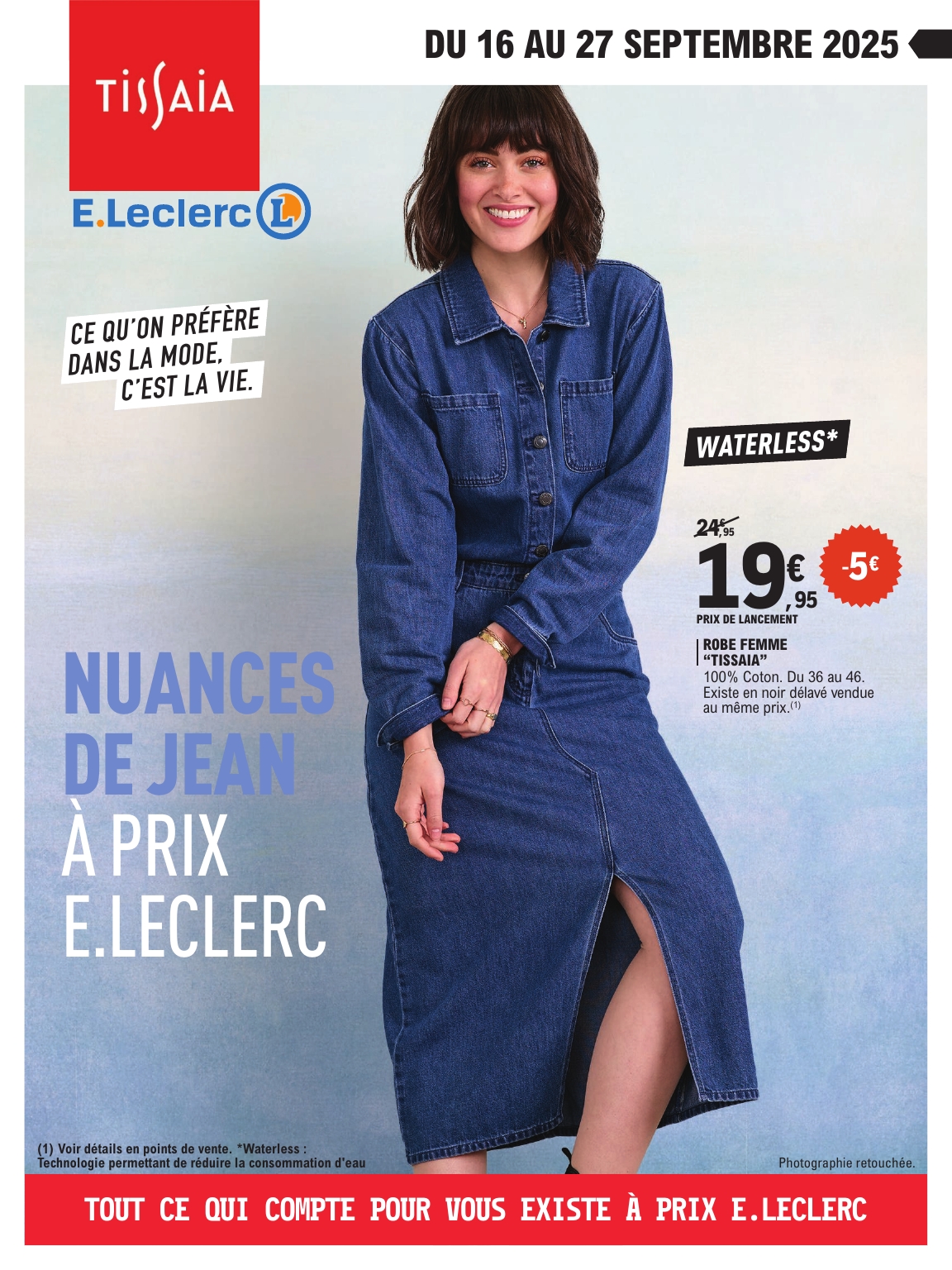 e-leclerc - Catalogue E.Leclerc - Jeans valable du 16/09 au 27/09