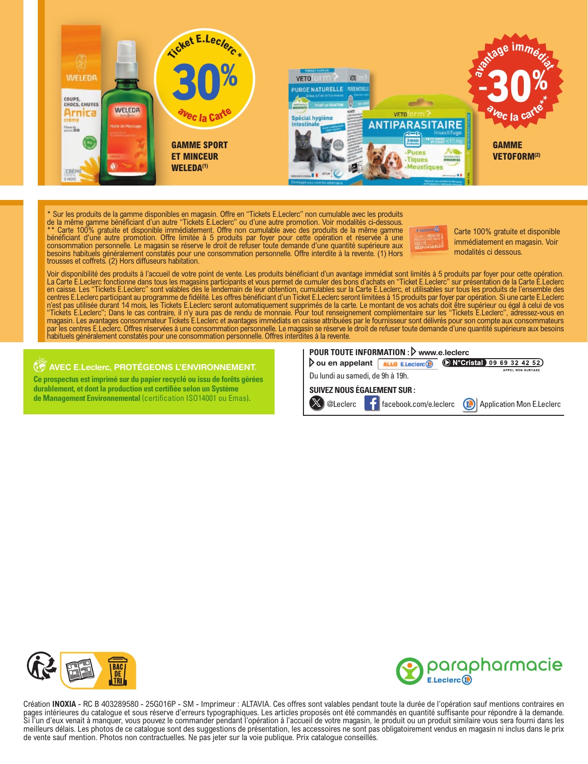 e-leclerc - Catalogue E.Leclerc - Parapharmacie valable du 16/09 au 27/09 - page: 4