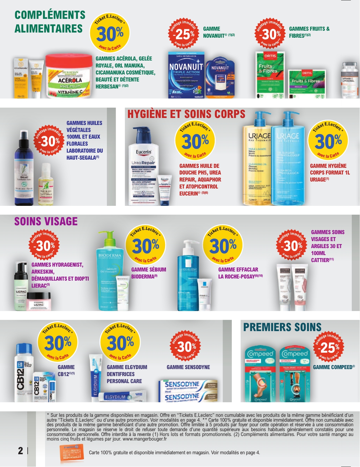 e-leclerc - Catalogue E.Leclerc - Parapharmacie valable du 16/09 au 27/09 - page: 2