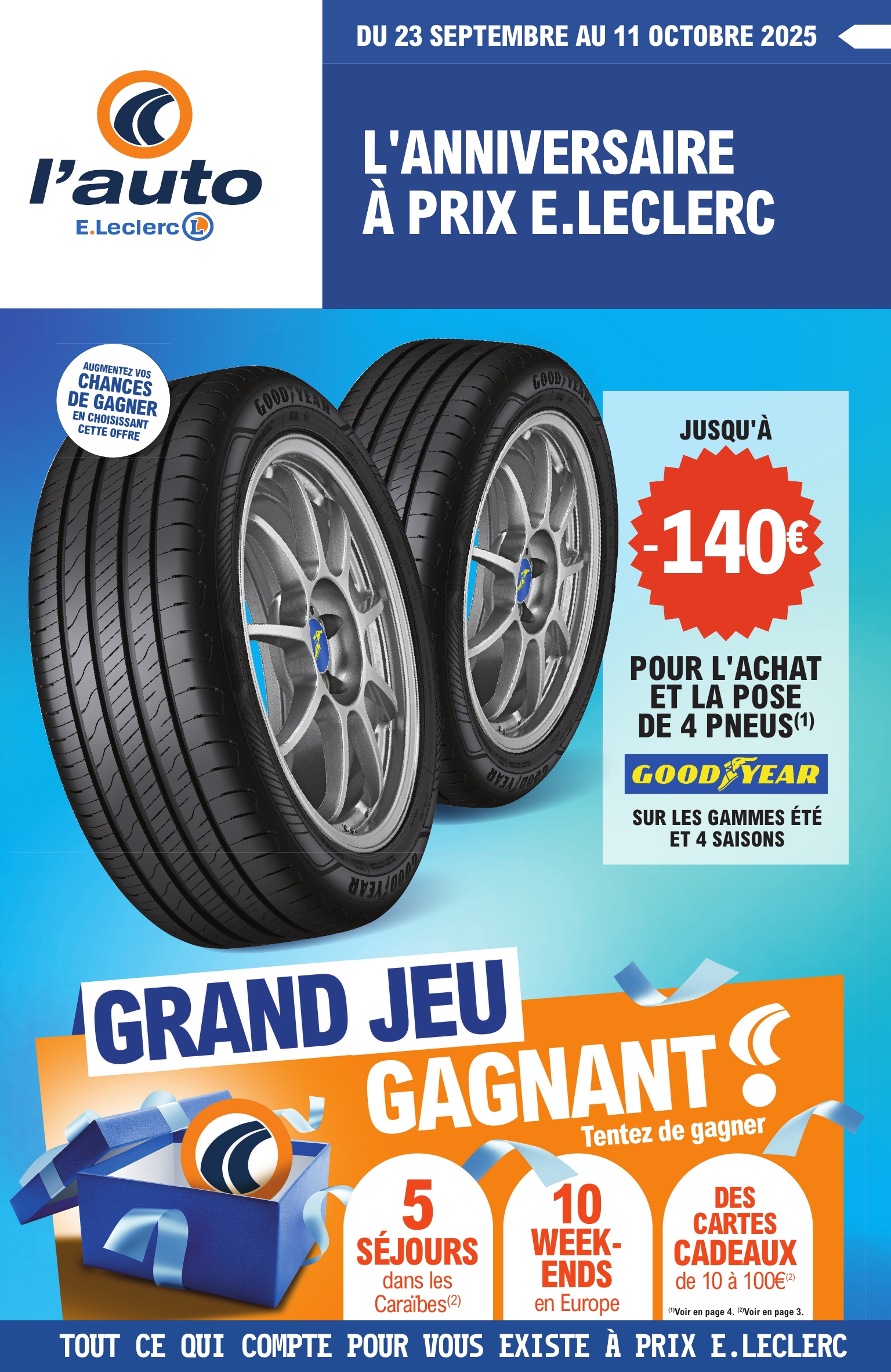 e-leclerc - Catalogue E.Leclerc - Auto valable du 23/09 au 11/10