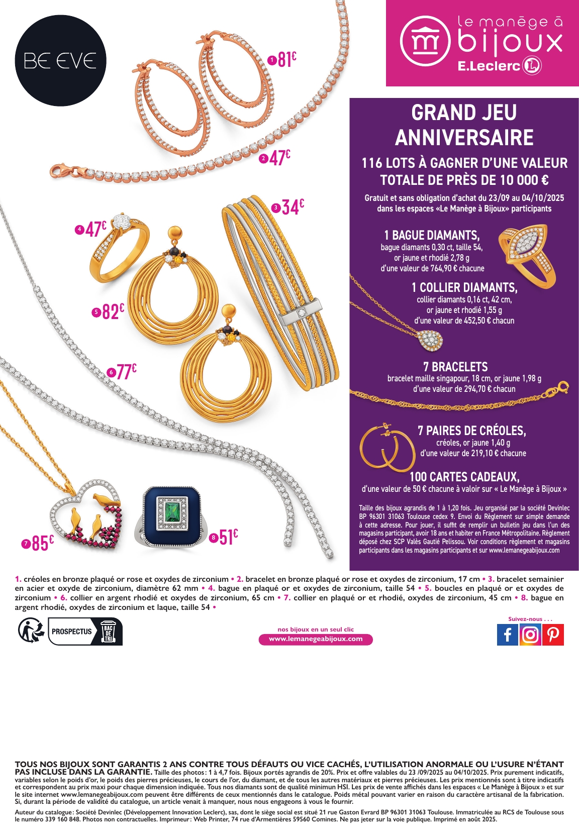 e-leclerc - Catalogue E.Leclerc - Anniversaire valable du 23/09 au 04/10 - page: 8