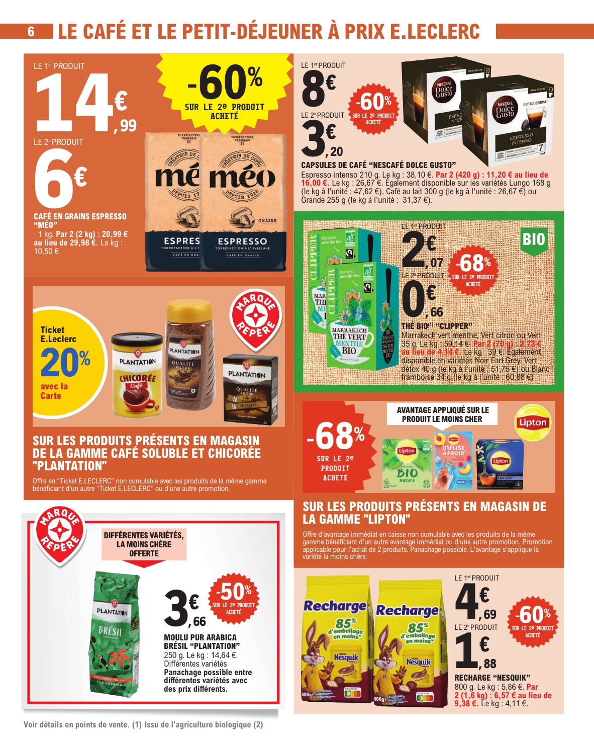 e-leclerc - Catalogue E.Leclerc valable du 23/09 au 04/10 - page: 6