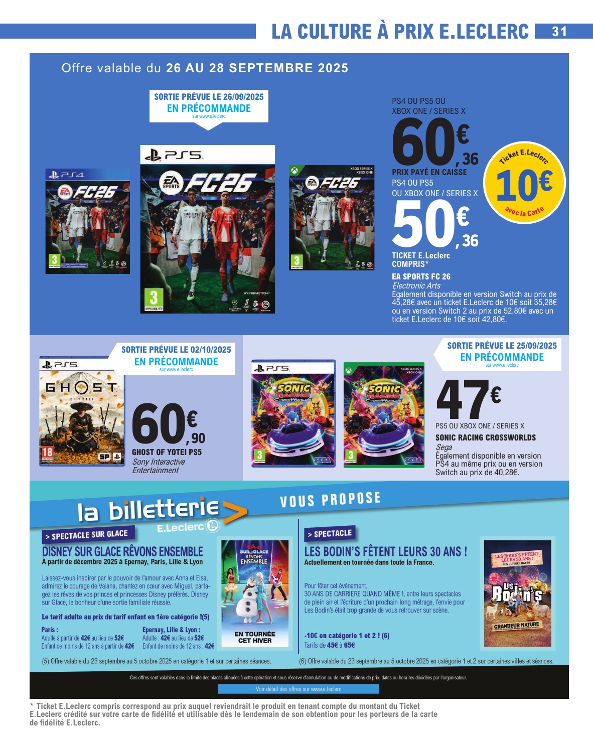 e-leclerc - Catalogue E.Leclerc valable du 23/09 au 04/10 - page: 31