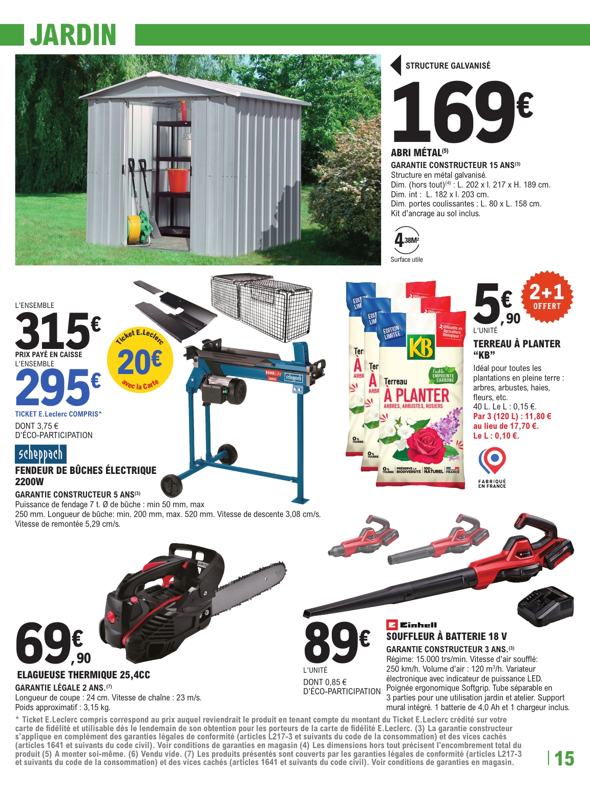 e-leclerc - Catalogue E.Leclerc - Brico valable du 23/09 au 11/10 - page: 15