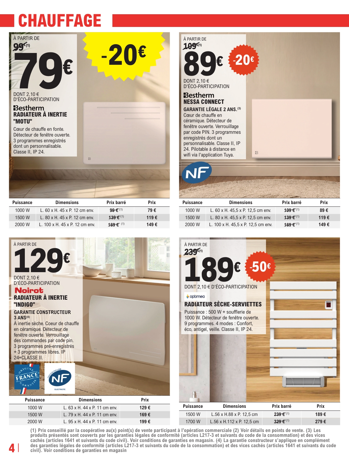 e-leclerc - Catalogue E.Leclerc - Brico valable du 23/09 au 11/10 - page: 4