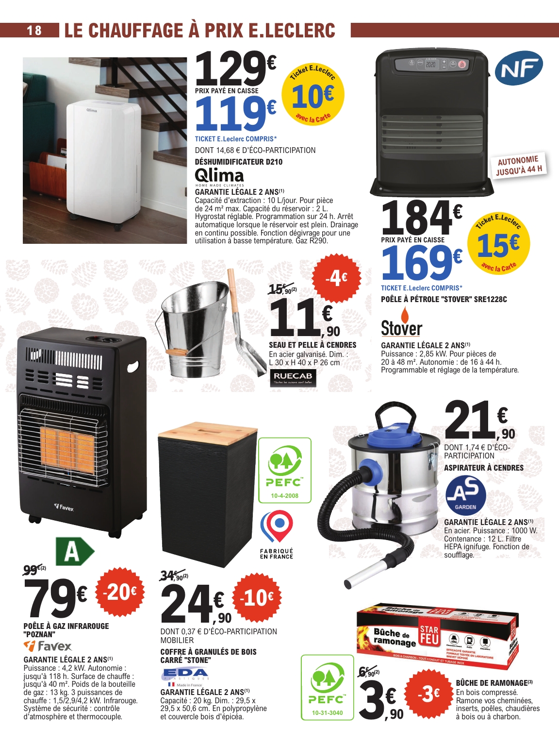 e-leclerc - Catalogue E.Leclerc - Jardin valable du 23/09 au 04/10 - page: 18