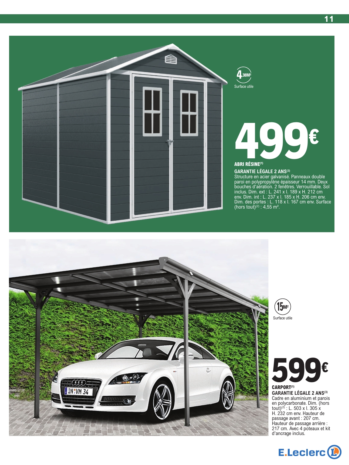 e-leclerc - Catalogue E.Leclerc - Jardin valable du 23/09 au 04/10 - page: 11