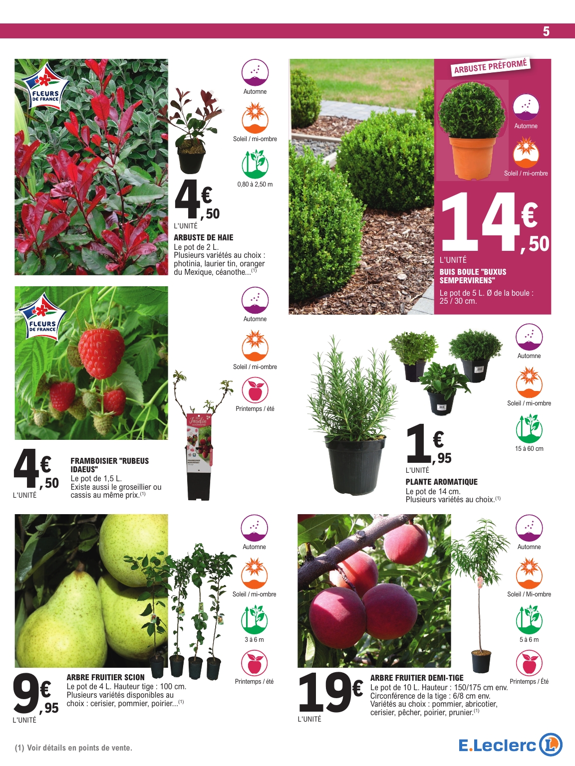 e-leclerc - Catalogue E.Leclerc - Jardin valable du 23/09 au 04/10 - page: 5