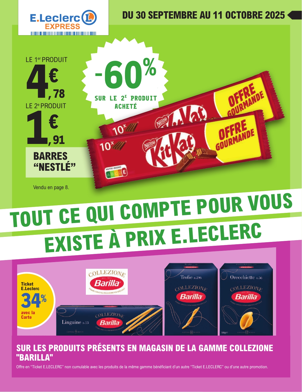 e-leclerc - Catalogue E.Leclerc - Express valable du 30/09 au 11/10