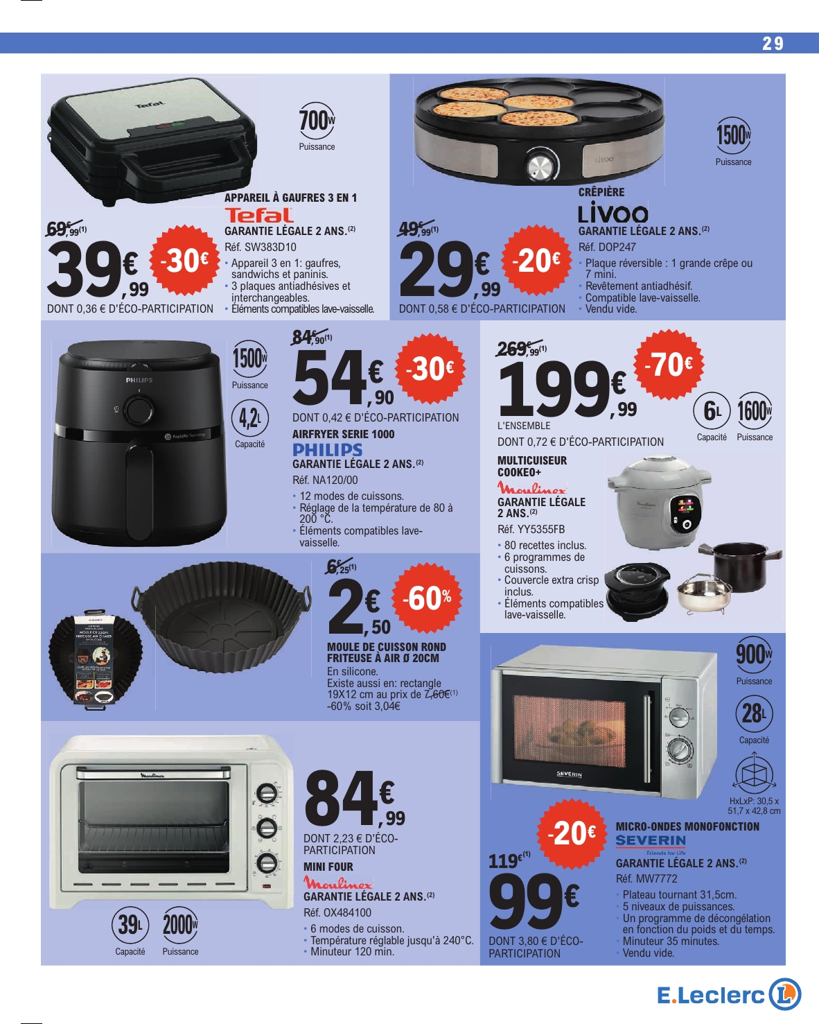 e-leclerc - Catalogue E.Leclerc valable du 30/09 au 11/10 - page: 29