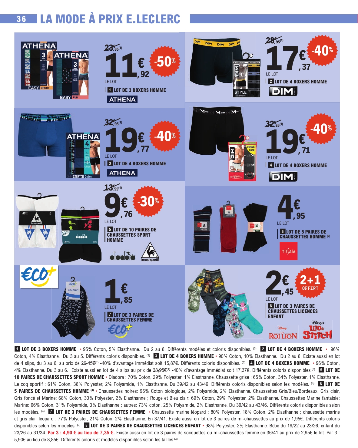 e-leclerc - Catalogue E.Leclerc valable du 30/09 au 11/10 - page: 36