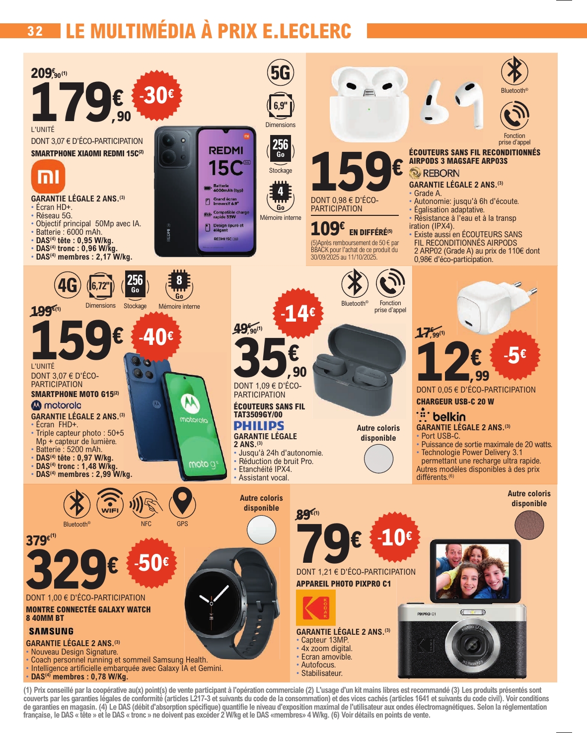 e-leclerc - Catalogue E.Leclerc valable du 30/09 au 11/10 - page: 32