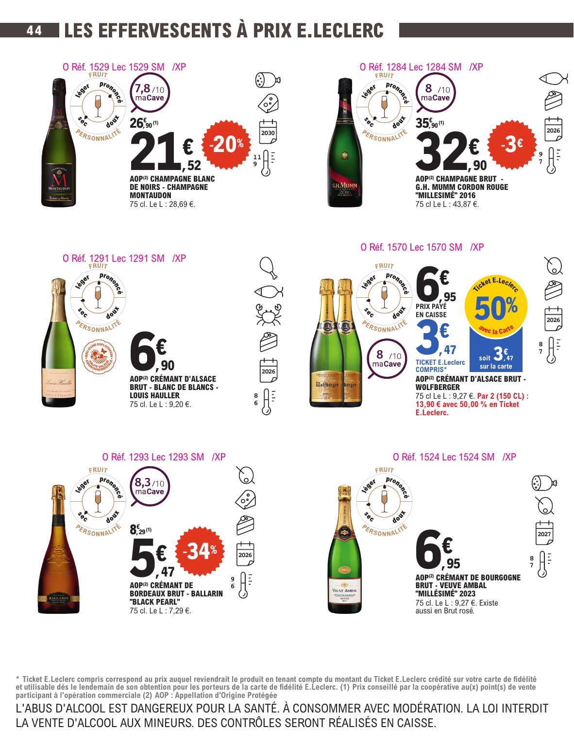 e-leclerc - Catalogue E.Leclerc - Foire aux Vins valable du 30/09 au 11/10 - page: 41 e-leclerc - Catalogue E.Leclerc - Foire aux Vins valable du 30/09 au 11/10 - page: 41