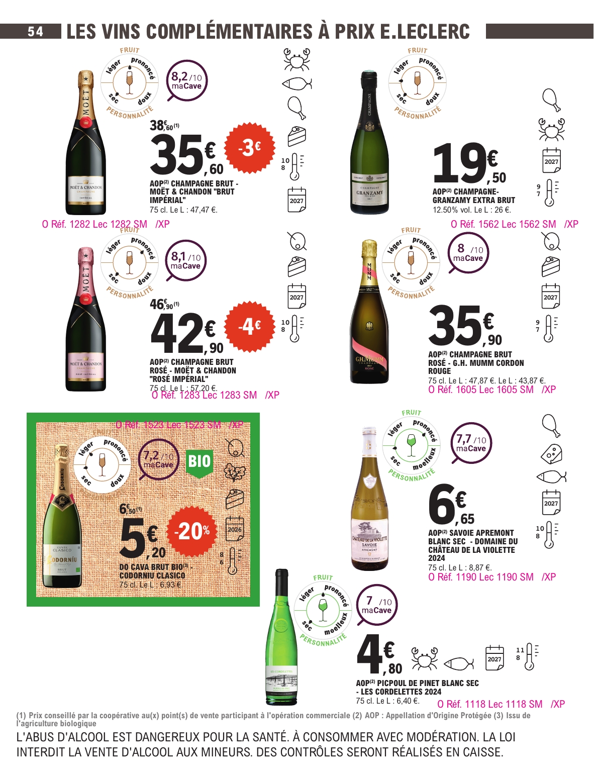 e-leclerc - Catalogue E.Leclerc - Foire aux Vins valable du 30/09 au 11/10 - page: 51 e-leclerc - Catalogue E.Leclerc - Foire aux Vins valable du 30/09 au 11/10 - page: 51
