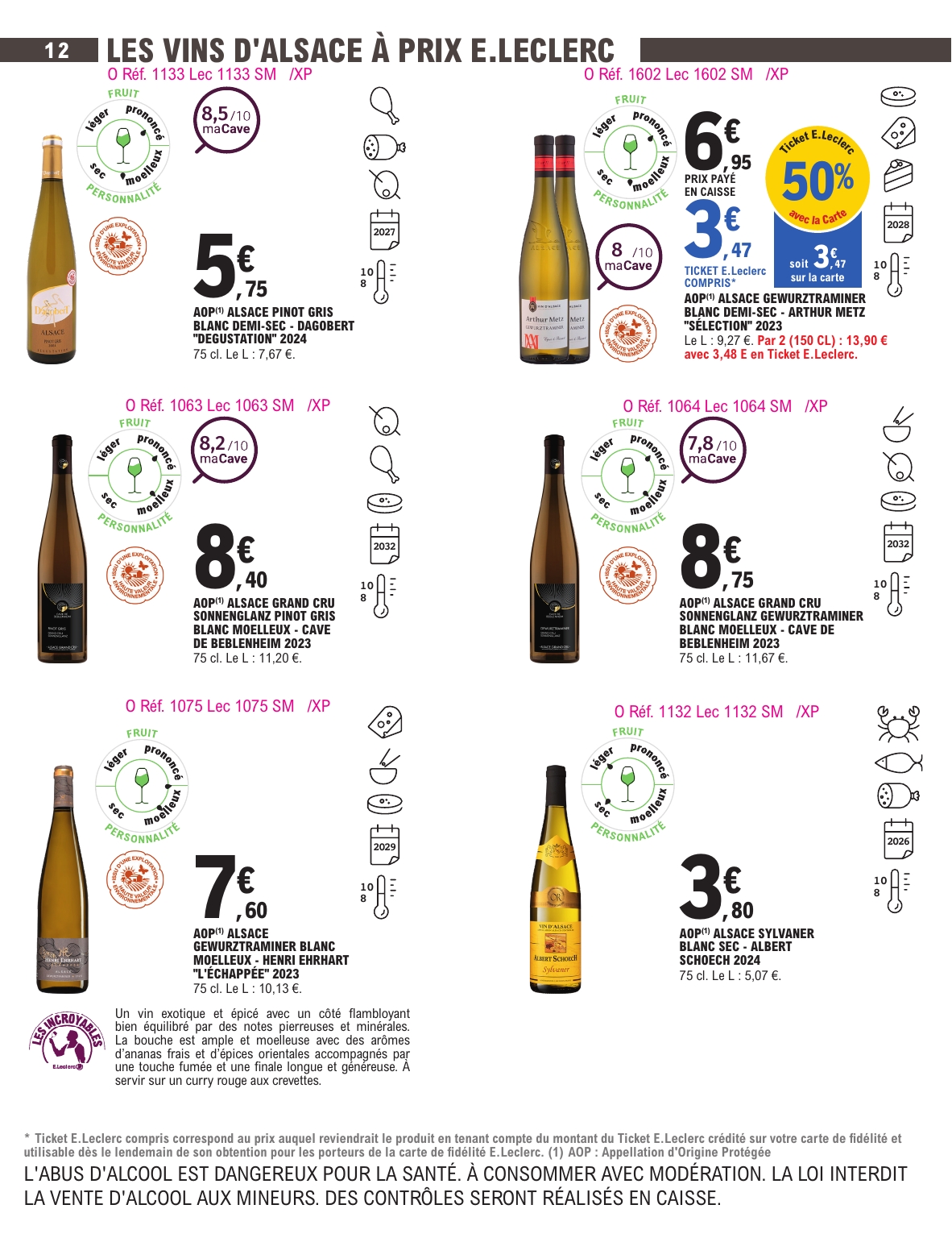 e-leclerc - Catalogue E.Leclerc - Foire aux Vins valable du 30/09 au 11/10 - page: 9 e-leclerc - Catalogue E.Leclerc - Foire aux Vins valable du 30/09 au 11/10 - page: 9