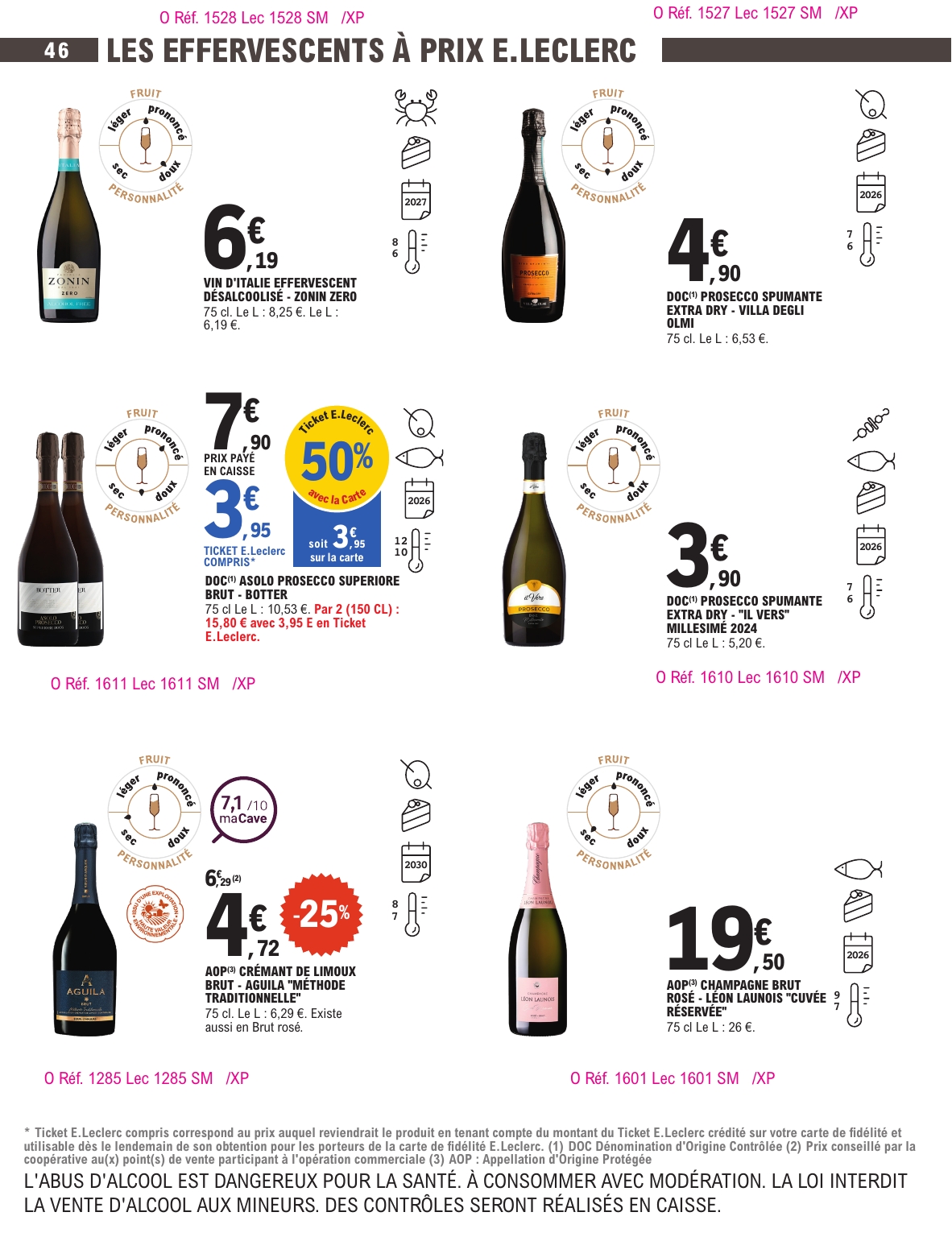 e-leclerc - Catalogue E.Leclerc - Foire aux Vins valable du 30/09 au 11/10 - page: 43 e-leclerc - Catalogue E.Leclerc - Foire aux Vins valable du 30/09 au 11/10 - page: 43