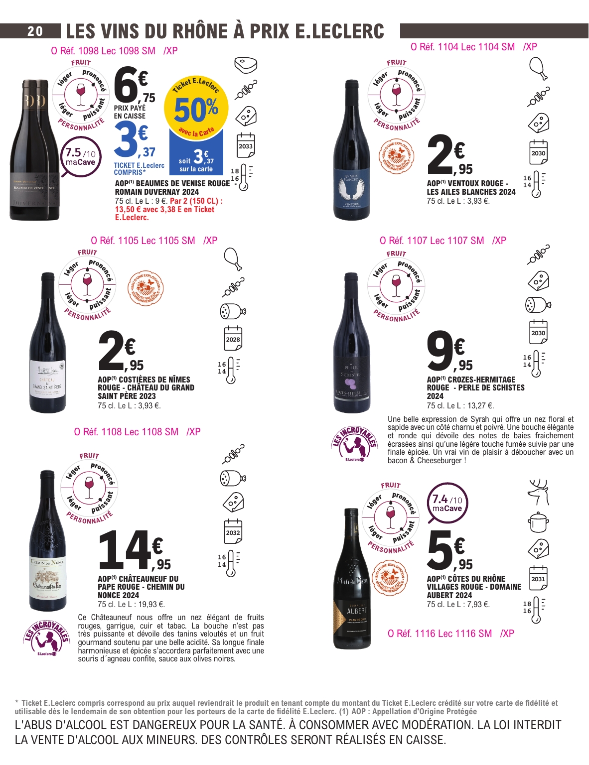 e-leclerc - Catalogue E.Leclerc - Foire aux Vins valable du 30/09 au 11/10 - page: 17 e-leclerc - Catalogue E.Leclerc - Foire aux Vins valable du 30/09 au 11/10 - page: 17