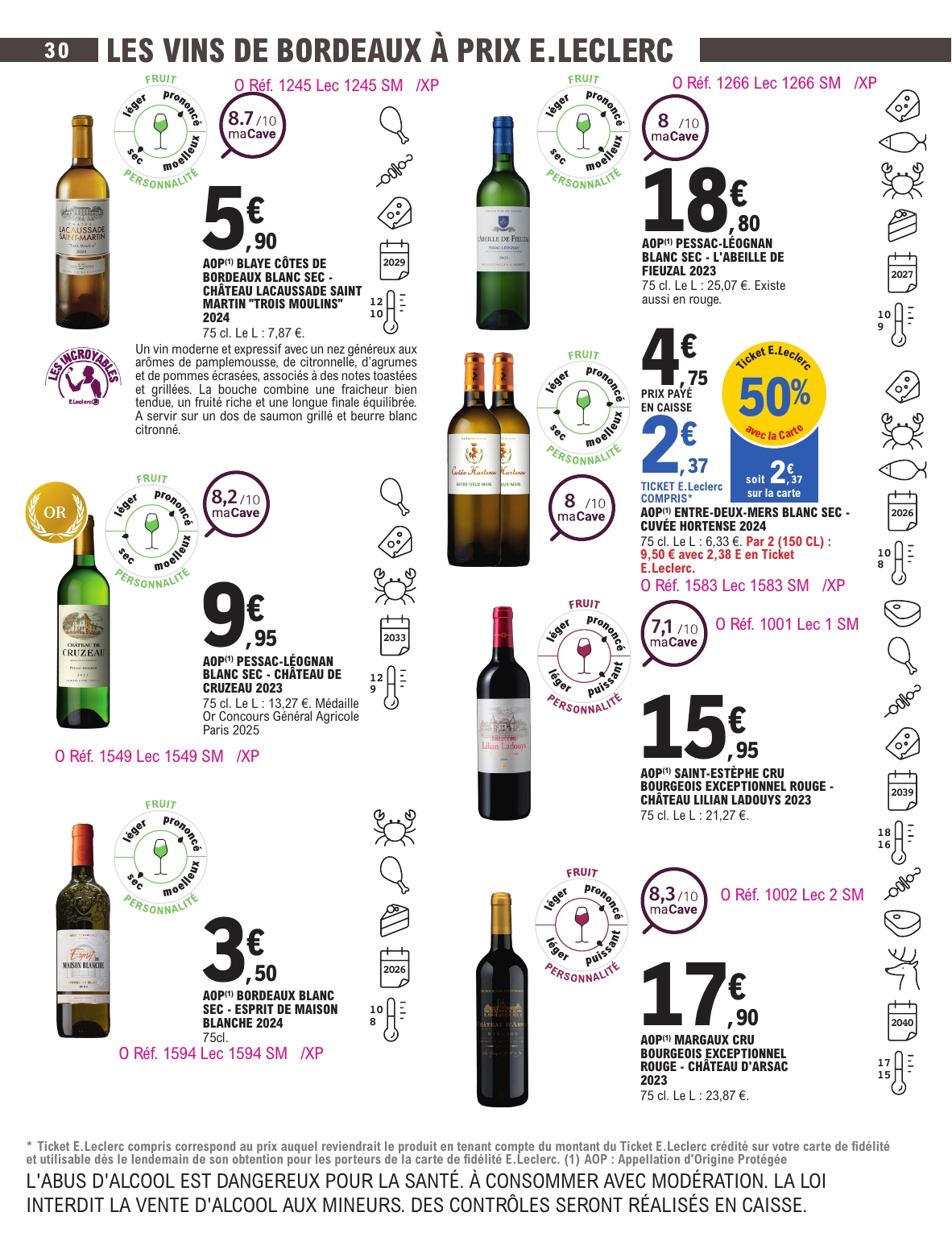 e-leclerc - Catalogue E.Leclerc - Foire aux Vins valable du 30/09 au 11/10 - page: 27 e-leclerc - Catalogue E.Leclerc - Foire aux Vins valable du 30/09 au 11/10 - page: 27