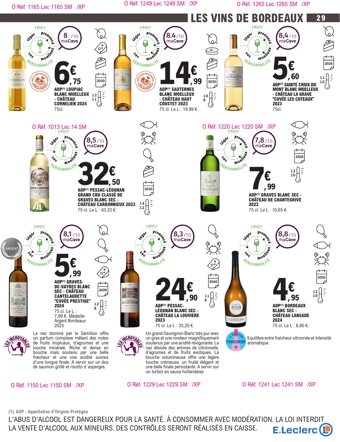 e-leclerc - Catalogue E.Leclerc - Foire aux Vins valable du 30/09 au 11/10 - page: 26 e-leclerc - Catalogue E.Leclerc - Foire aux Vins valable du 30/09 au 11/10 - page: 26