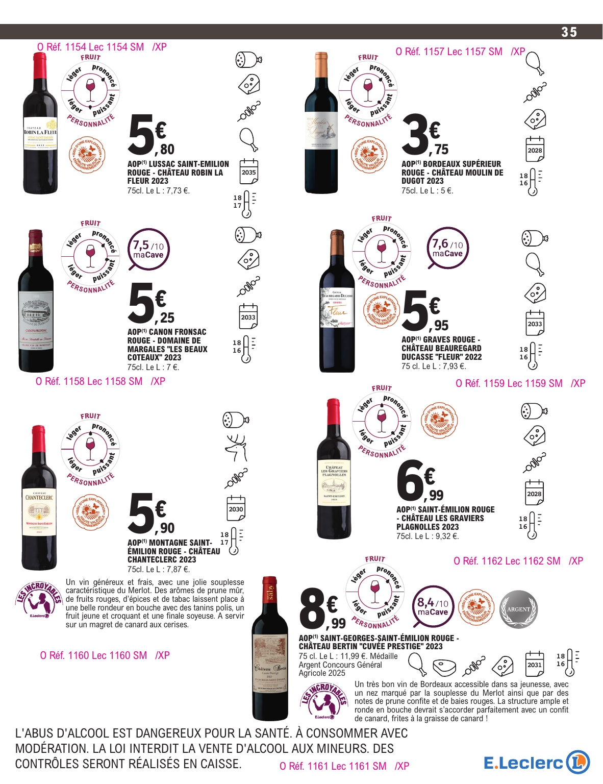 e-leclerc - Catalogue E.Leclerc - Foire aux Vins valable du 30/09 au 11/10 - page: 32 e-leclerc - Catalogue E.Leclerc - Foire aux Vins valable du 30/09 au 11/10 - page: 32