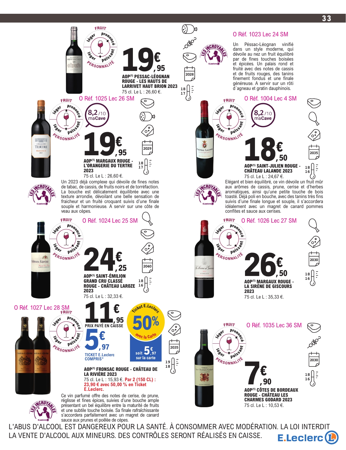 e-leclerc - Catalogue E.Leclerc - Foire aux Vins valable du 30/09 au 11/10 - page: 30 e-leclerc - Catalogue E.Leclerc - Foire aux Vins valable du 30/09 au 11/10 - page: 30