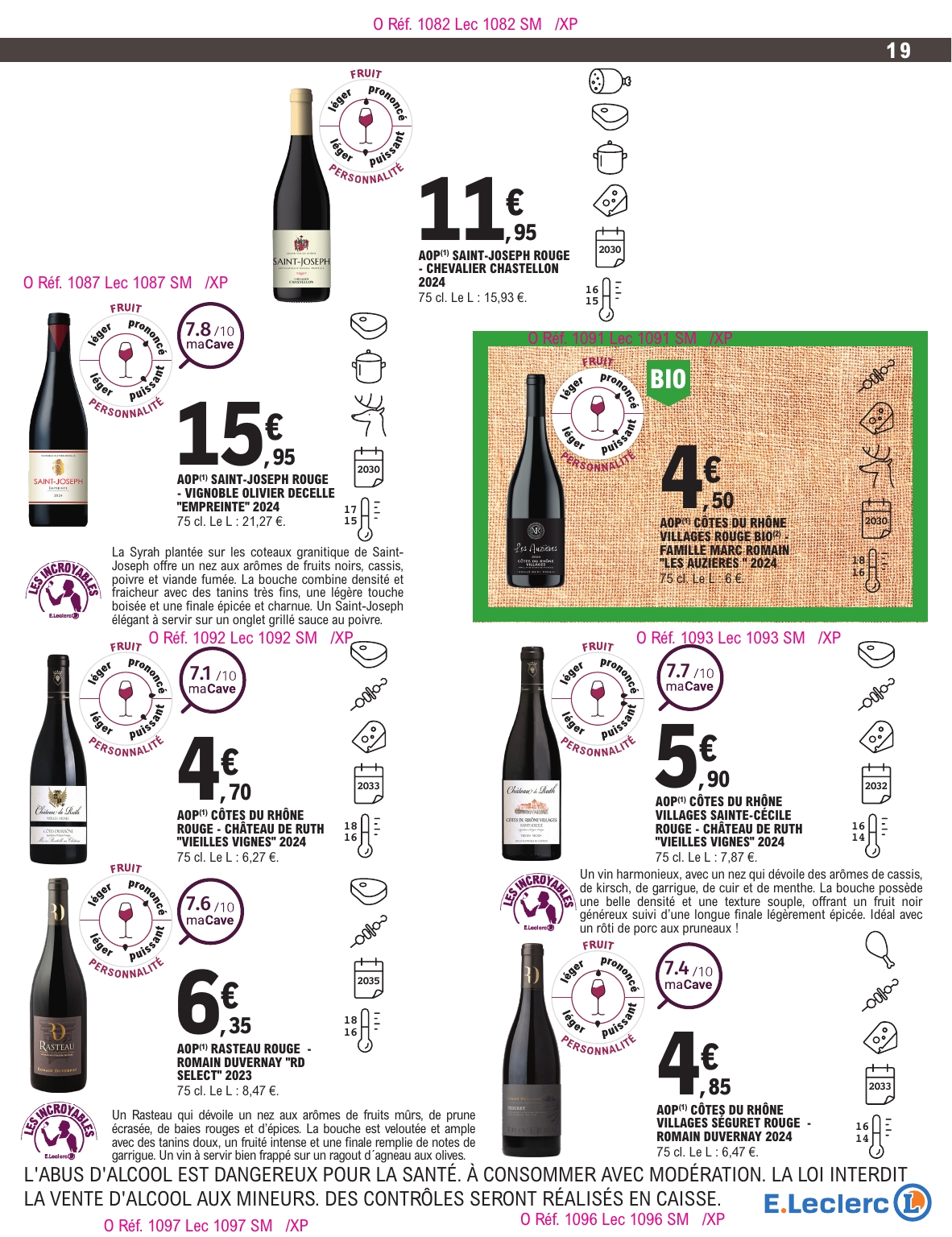 e-leclerc - Catalogue E.Leclerc - Foire aux Vins valable du 30/09 au 11/10 - page: 16 e-leclerc - Catalogue E.Leclerc - Foire aux Vins valable du 30/09 au 11/10 - page: 16