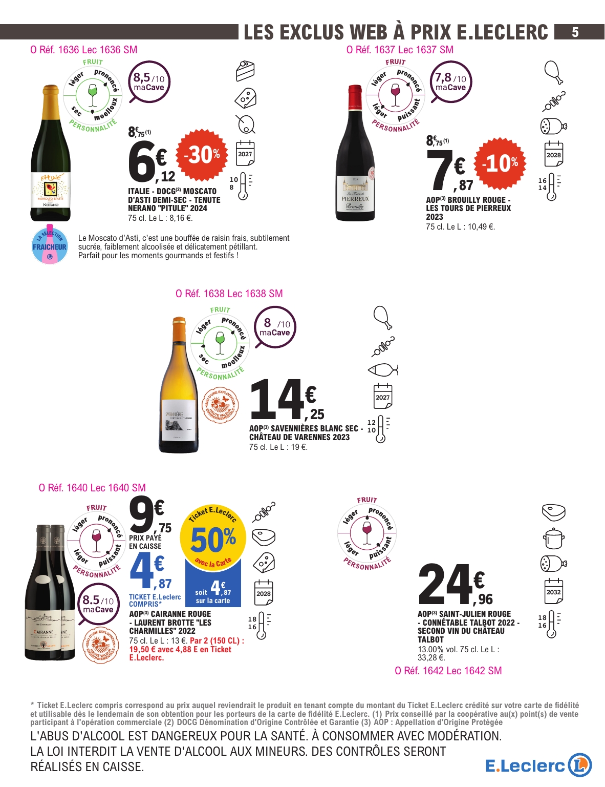 e-leclerc - Catalogue E.Leclerc - Foire aux Vins valable du 30/09 au 11/10 - page: 2 e-leclerc - Catalogue E.Leclerc - Foire aux Vins valable du 30/09 au 11/10 - page: 2