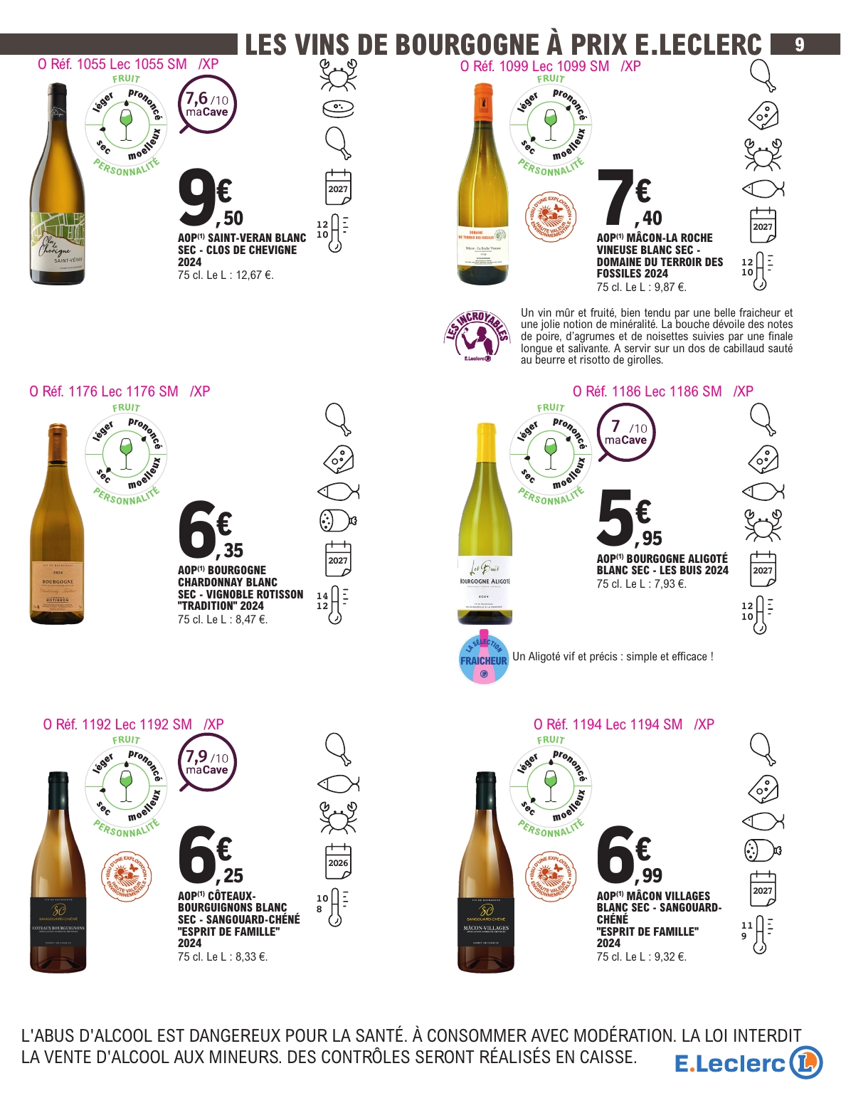e-leclerc - Catalogue E.Leclerc - Foire aux Vins valable du 30/09 au 11/10 - page: 6 e-leclerc - Catalogue E.Leclerc - Foire aux Vins valable du 30/09 au 11/10 - page: 6