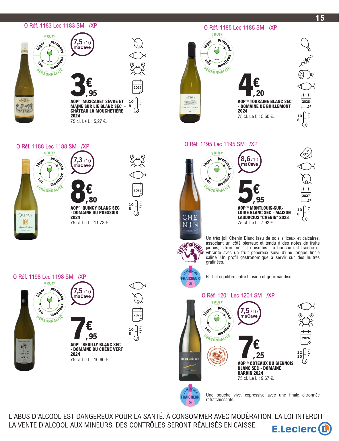 e-leclerc - Catalogue E.Leclerc - Foire aux Vins valable du 30/09 au 11/10 - page: 12 e-leclerc - Catalogue E.Leclerc - Foire aux Vins valable du 30/09 au 11/10 - page: 12
