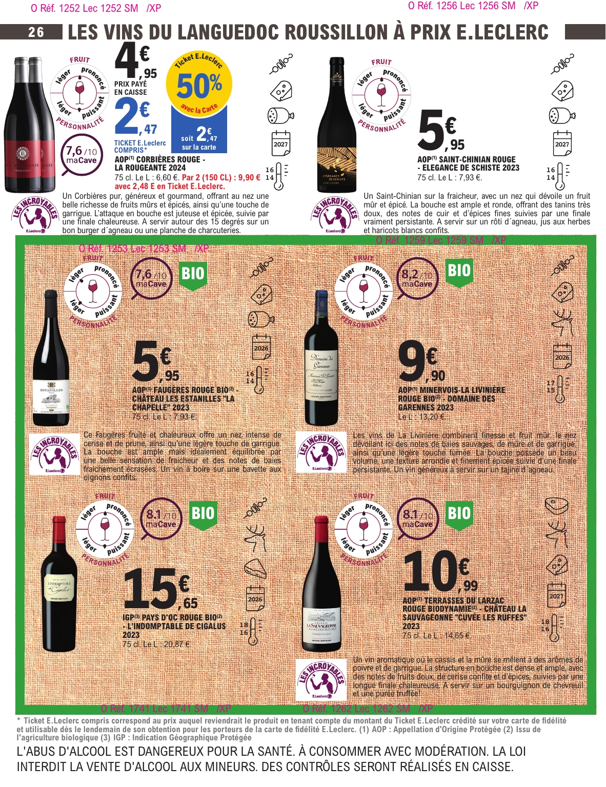 e-leclerc - Catalogue E.Leclerc - Foire aux Vins valable du 30/09 au 11/10 - page: 23 e-leclerc - Catalogue E.Leclerc - Foire aux Vins valable du 30/09 au 11/10 - page: 23