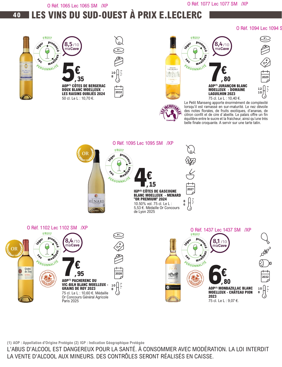 e-leclerc - Catalogue E.Leclerc - Foire aux Vins valable du 30/09 au 11/10 - page: 37 e-leclerc - Catalogue E.Leclerc - Foire aux Vins valable du 30/09 au 11/10 - page: 37