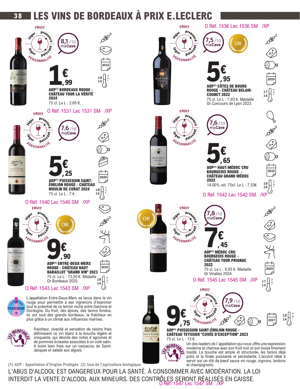 e-leclerc - Catalogue E.Leclerc - Foire aux Vins valable du 30/09 au 11/10 - page: 35 e-leclerc - Catalogue E.Leclerc - Foire aux Vins valable du 30/09 au 11/10 - page: 35