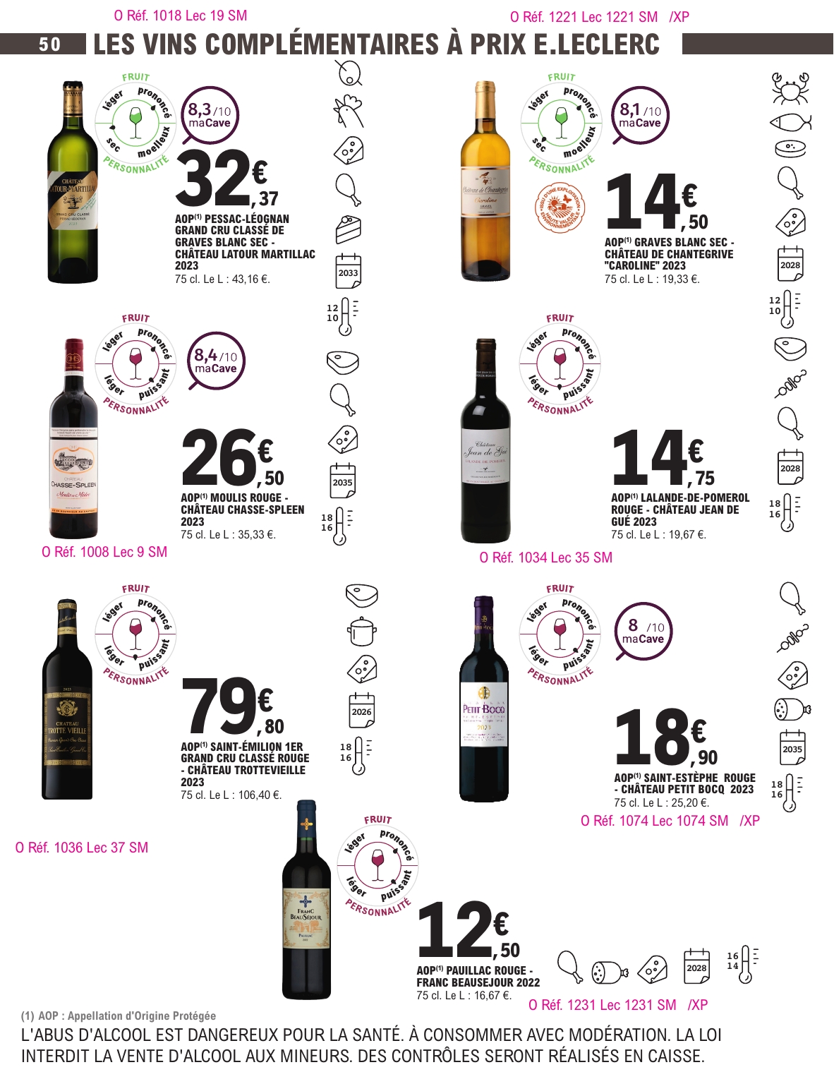 e-leclerc - Catalogue E.Leclerc - Foire aux Vins valable du 30/09 au 11/10 - page: 47 e-leclerc - Catalogue E.Leclerc - Foire aux Vins valable du 30/09 au 11/10 - page: 47