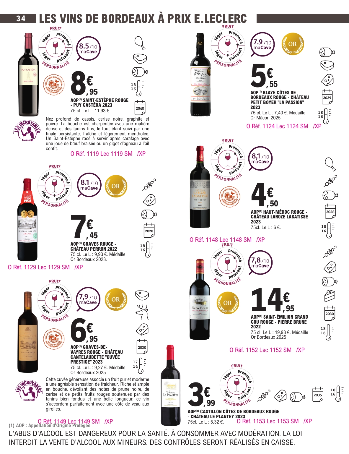 e-leclerc - Catalogue E.Leclerc - Foire aux Vins valable du 30/09 au 11/10 - page: 31 e-leclerc - Catalogue E.Leclerc - Foire aux Vins valable du 30/09 au 11/10 - page: 31