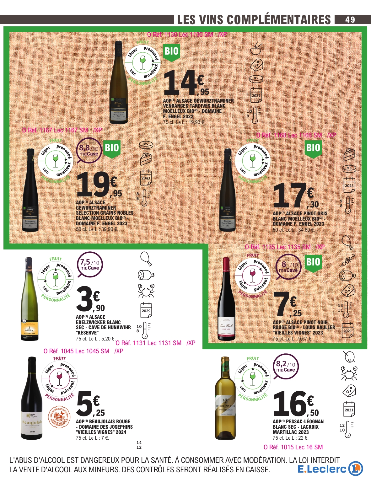 e-leclerc - Catalogue E.Leclerc - Foire aux Vins valable du 30/09 au 11/10 - page: 46 e-leclerc - Catalogue E.Leclerc - Foire aux Vins valable du 30/09 au 11/10 - page: 46