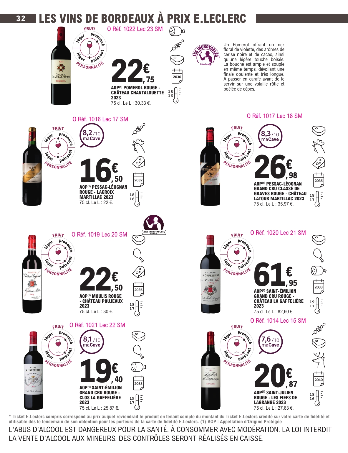 e-leclerc - Catalogue E.Leclerc - Foire aux Vins valable du 30/09 au 11/10 - page: 29 e-leclerc - Catalogue E.Leclerc - Foire aux Vins valable du 30/09 au 11/10 - page: 29