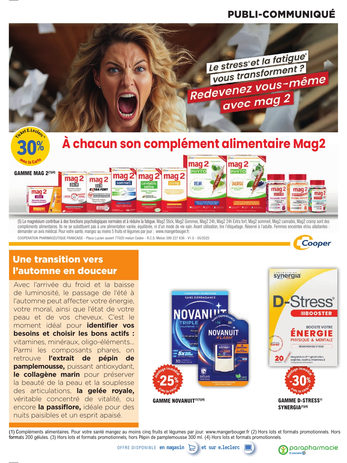 e-leclerc - Catalogue E.Leclerc - Magazine Automne valable du 07/10 au 01/11 - page: 7