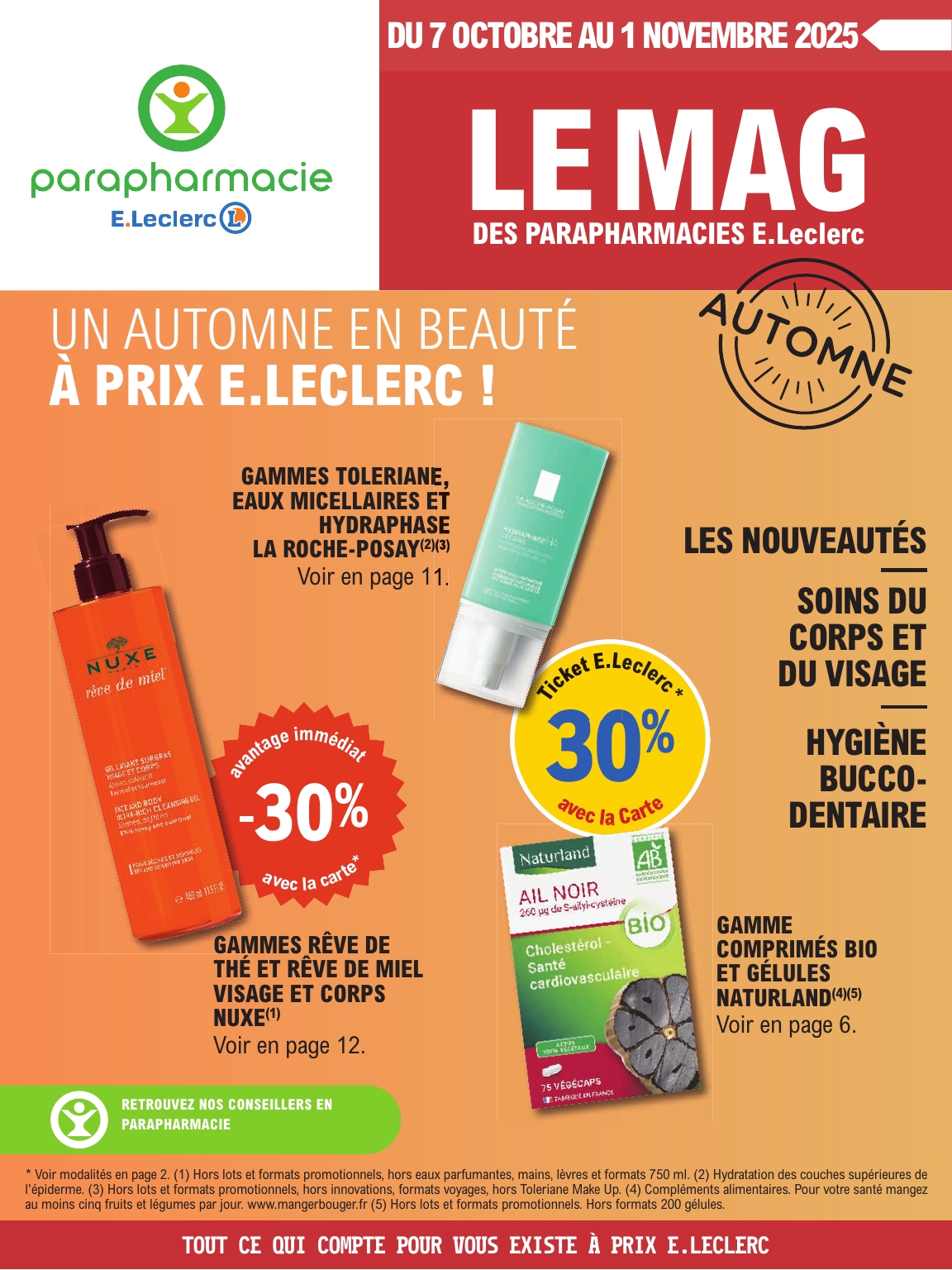 e-leclerc - Catalogue E.Leclerc - Magazine Automne valable du 07/10 au 01/11