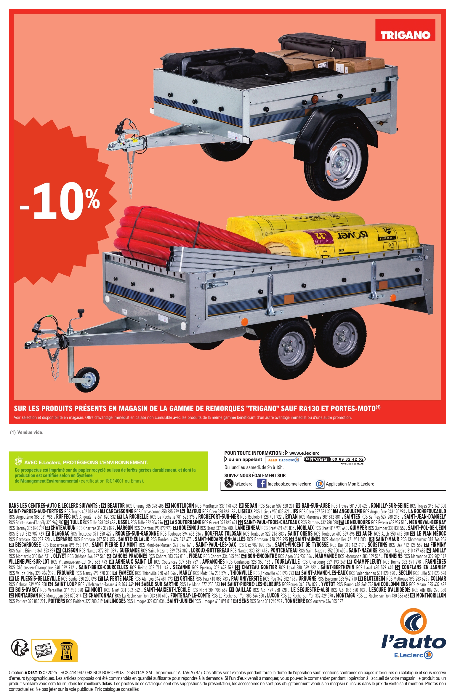 e-leclerc - Catalogue E.Leclerc - Auto valable du 14/10 au 01/11 - page: 8